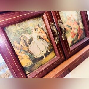 Vintage Toyo Price Imports Wooden Musical Jewelry Box